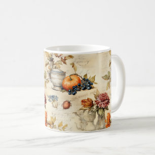 Vintages Muster des Erntedanks (7) Kaffeetasse