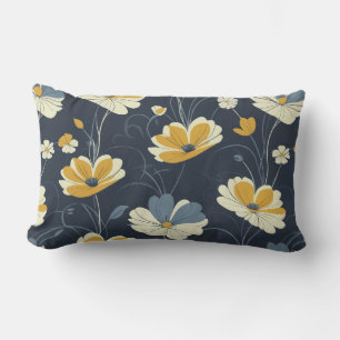 Vintages Muster, elegantes Blumendesign Kissen Für Draußen