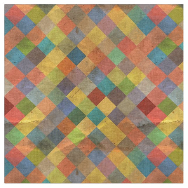 Vintages Muster. Geometrisch Stoff (Nahaufnahme)