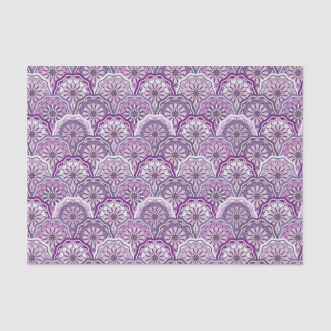 Vintages Muster Seidenpapier (Vorderseite)