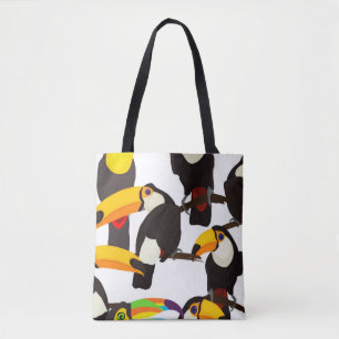 Vintages Muster tropischer Toucan Birds