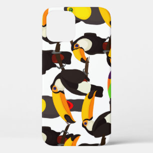 Vintages Muster tropischer Toucan Birds Case-Mate iPhone Hülle