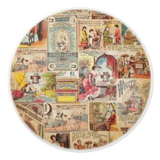 Vintages Nähmuster Keramikknauf