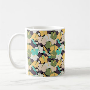Vintages nahtloses Hintergrundmuster mit Stilistik Kaffeetasse
