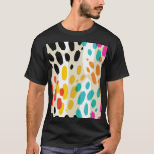Vintages, nahtloses Muster bei Tierdruck T-Shirt