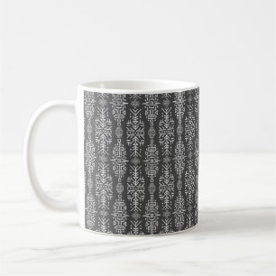 Vintages Nahtloses Muster im Ethnischen Stil. krea Kaffeetasse