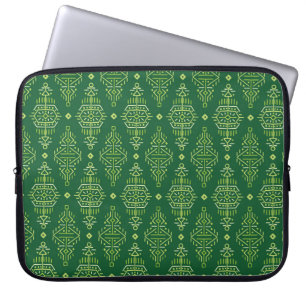 Vintages Nahtloses Muster im Ethnischen Stil. krea Laptopschutzhülle