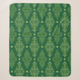 Vintages Nahtloses Muster im Ethnischen Stil. krea Sherpadecke