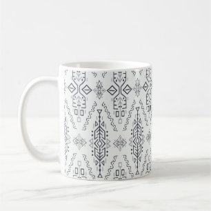 Vintages Nahtloses Muster im Ethnischen Stil. Tren Kaffeetasse