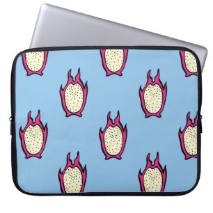 Vintages nahtloses Muster mit handgezeichneter Dra Laptopschutzhülle