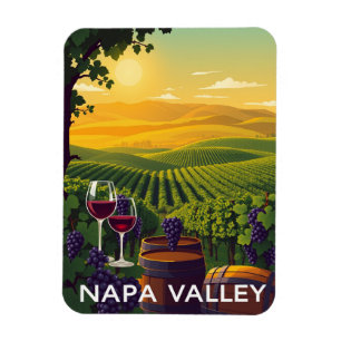 Vintages Napa Tal Magnet