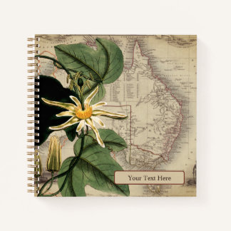 Vintages Native Passionfruit-Notebook Notizbuch