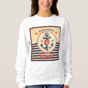 Vintages Nautikposter Sweatshirt