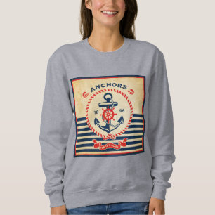 Vintages Nautikposter Sweatshirt