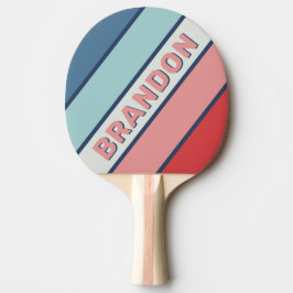 Vintages nautisches Blau, fett gestrichen Tischtennis Schläger