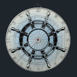 Vintages Navigationsrad Dartscheibe<br><div class="desc">Wunderbares Geschenk zum Vatertag oder zum Geburtstag.</div>