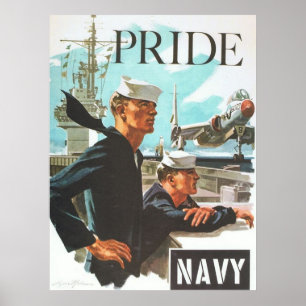 Vintages Navy-Prix-Poster Poster