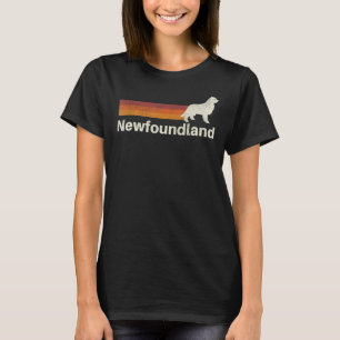 Vintages Neufundland Retro Mama Vater T-Shirt