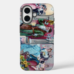 Vintages Neujahrsfest: Liebig-Werbung iPhone 16 Hülle