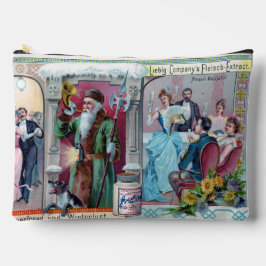 Vintages Neujahrsfest: Liebig-Werbung Zubehörtasche