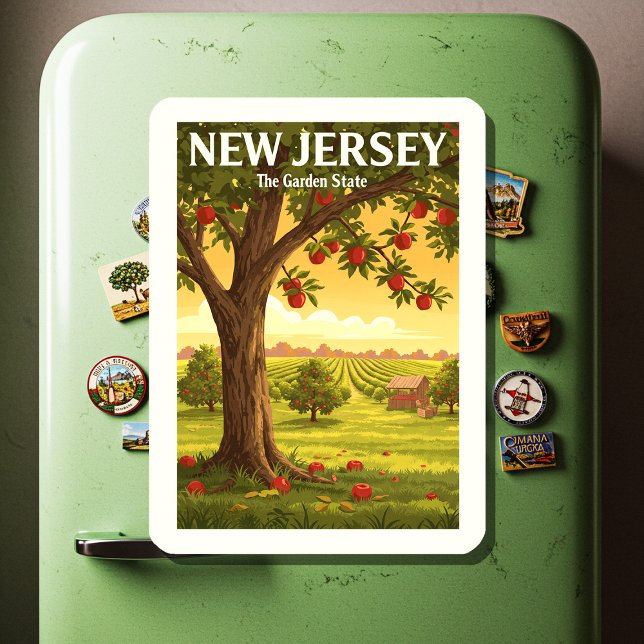 Vintages New Jersey Magnet (Von Creator hochgeladen)