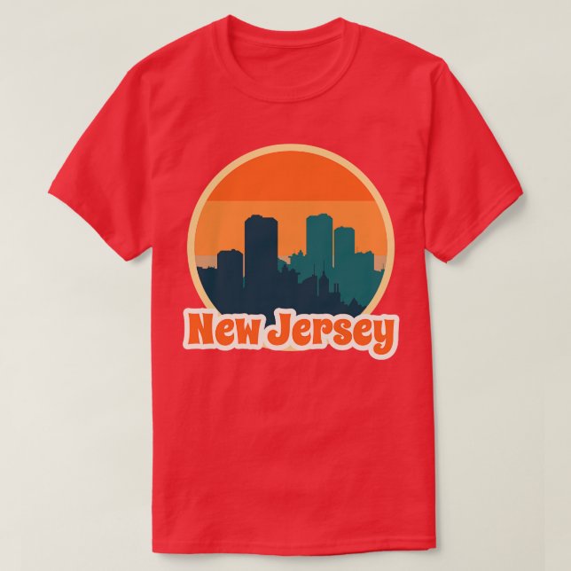 Vintages New Jersey T-Shirt (Design vorne)