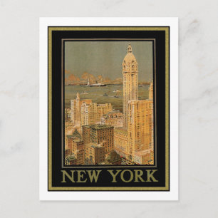 Vintages New York (2) Postkarte