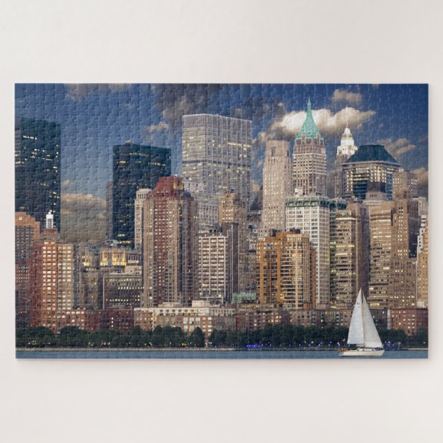 Vintages New York City Manhattan Puzzle (Horizontal)