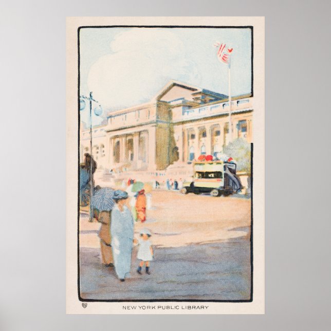 Vintages New York City Poster (Vorne)