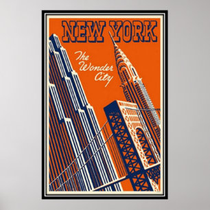 Vintages New York City, USA - Poster
