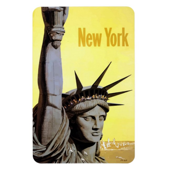 Vintages "NEW YORK"-Magnet Magnet (Vertikal)