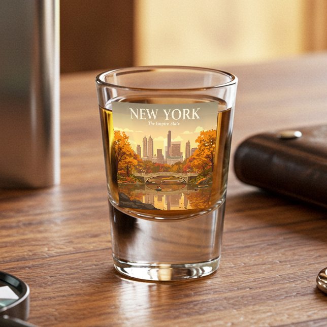 Vintages New York Schnapsglas (Von Creator hochgeladen)
