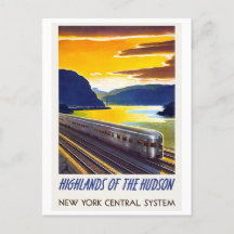 Vintages New Yorker Eisenbahnplakat