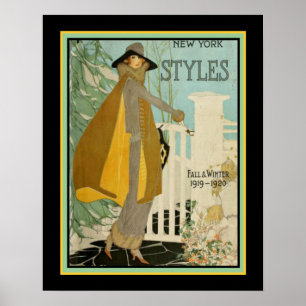 Vintages New Yorker Styles Poster 1920
