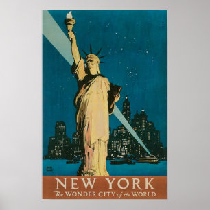 Vintages New- Yorkreise-Plakat Poster