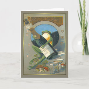 Vintages NewYear Feiertagskarte
