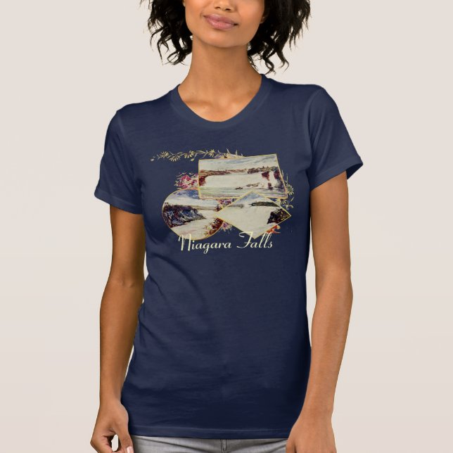 Vintages Niagara Falls Summer Womens Shirt (Vorderseite)