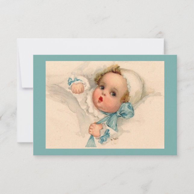 Vintages Niedliches Baby TrageBonnet (Vorderseite)