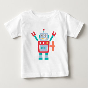 Vintages niedliches Roboter-Spielzeug für Baby T-shirt