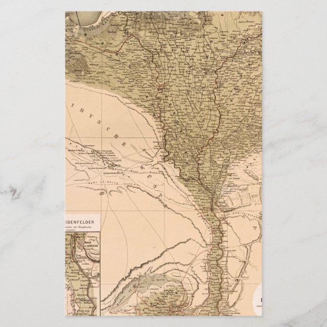 Vintages Nildelta 1859 Poster (Vorderseite)