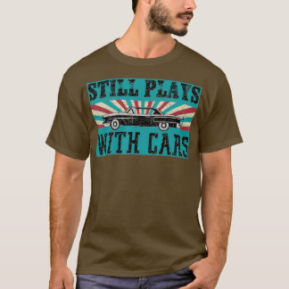 Vintages noch spielen mit Autos übers Geschenk T-Shirt