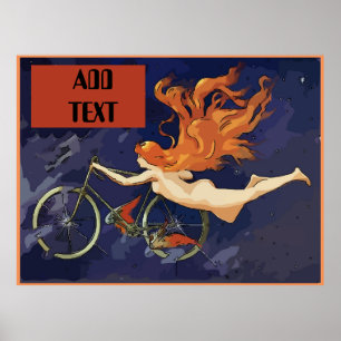 Vintages NOLA Bikes Angel Poster