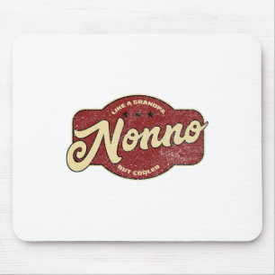 Vintages Nonno wie ein Opa, aber Cooler - italieni Mousepad