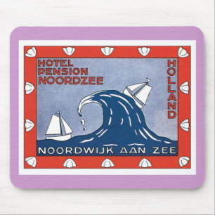 Vintages Noordwijk Aan Zee Holland Mousepad