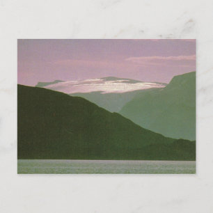Vintages Norwegen, Lappland, Land der Mitternachts Postkarte