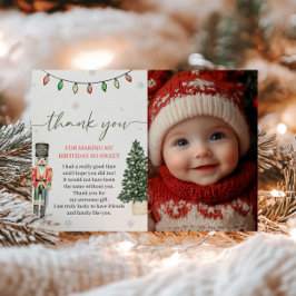 Vintages Nutcracker-Foto Danke Karte