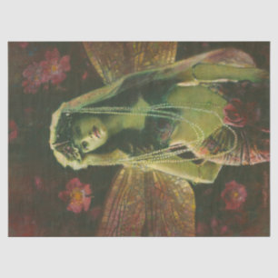Vintages Nymph-Tissue Paper Seidenpapier