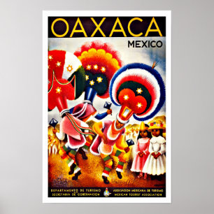 Vintages Oaxaca Tanzfestival Poster