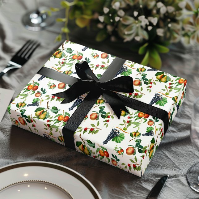 Vintages Obst Geschenkpapier (Von Creator hochgeladen)