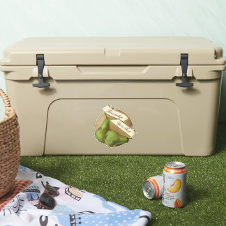 Vintages Obst Lebensmittelgeschäft Niedlich Birne Aufkleber